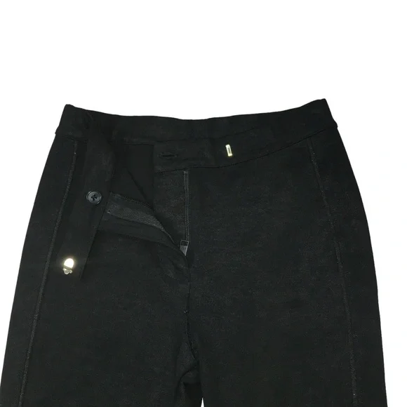 Armani Exchange Ponte Black Stretch Back Leg Zip Leggings - Women’s XS - Picture 2 of 15